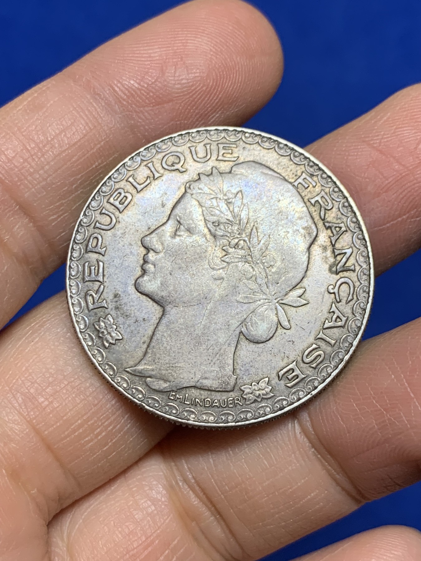 《竞宝斋》第235场-周日，周一，周二，周三 疯狂4连拍 (全场包邮) 法属印度支那1931年最后的坐洋女神银币 深包浆 底板带光