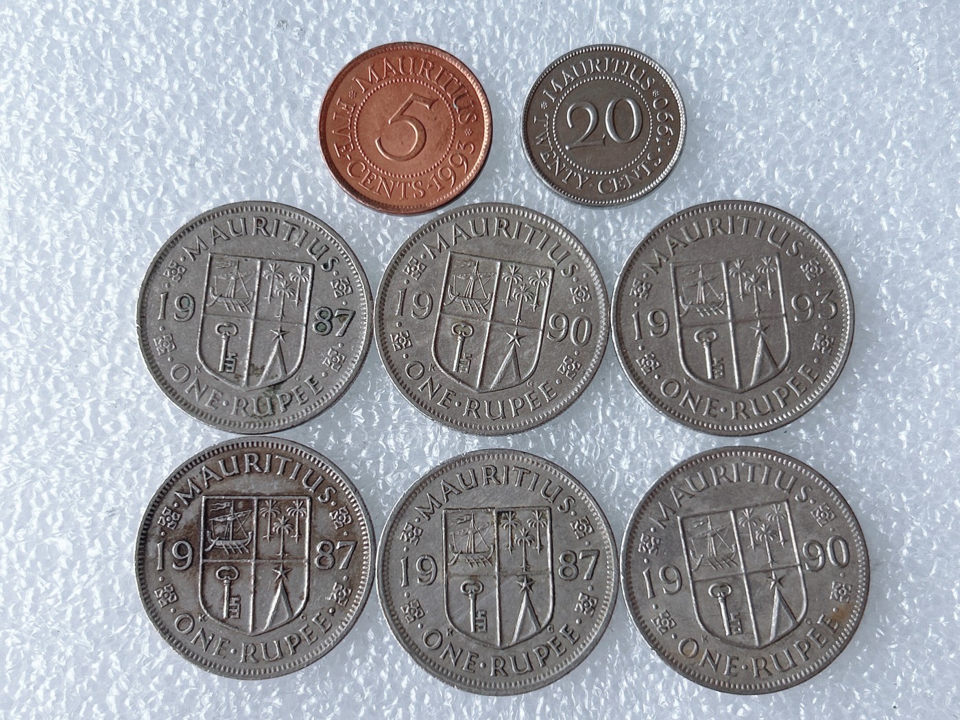 第一海外回流一元起拍收藏 散币场 第59期 毛里求斯