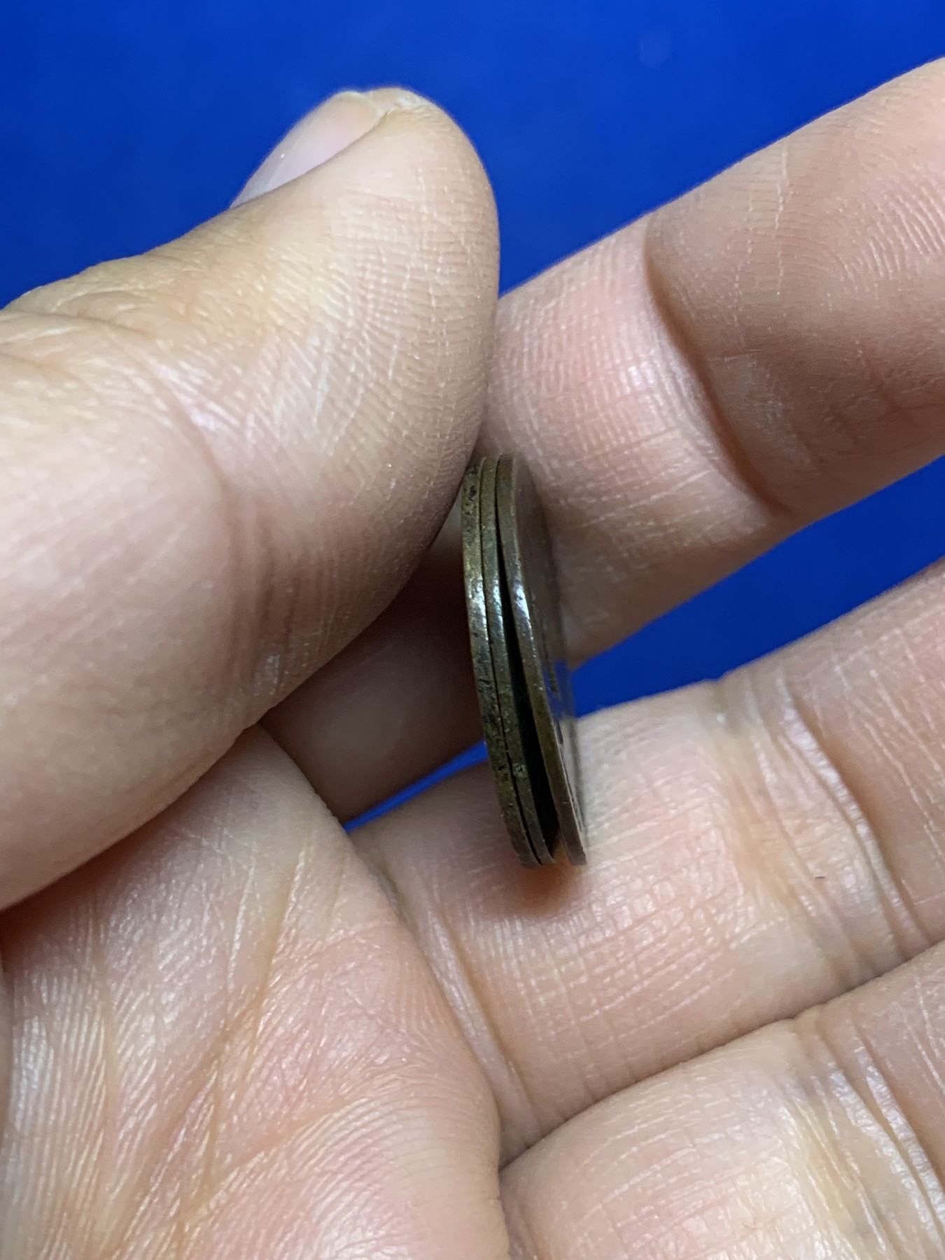 《竞宝斋》第235场-周日，周一，周二，周三 疯狂4连拍 (全场包邮) 三枚一组 安南之大法国当二铜币