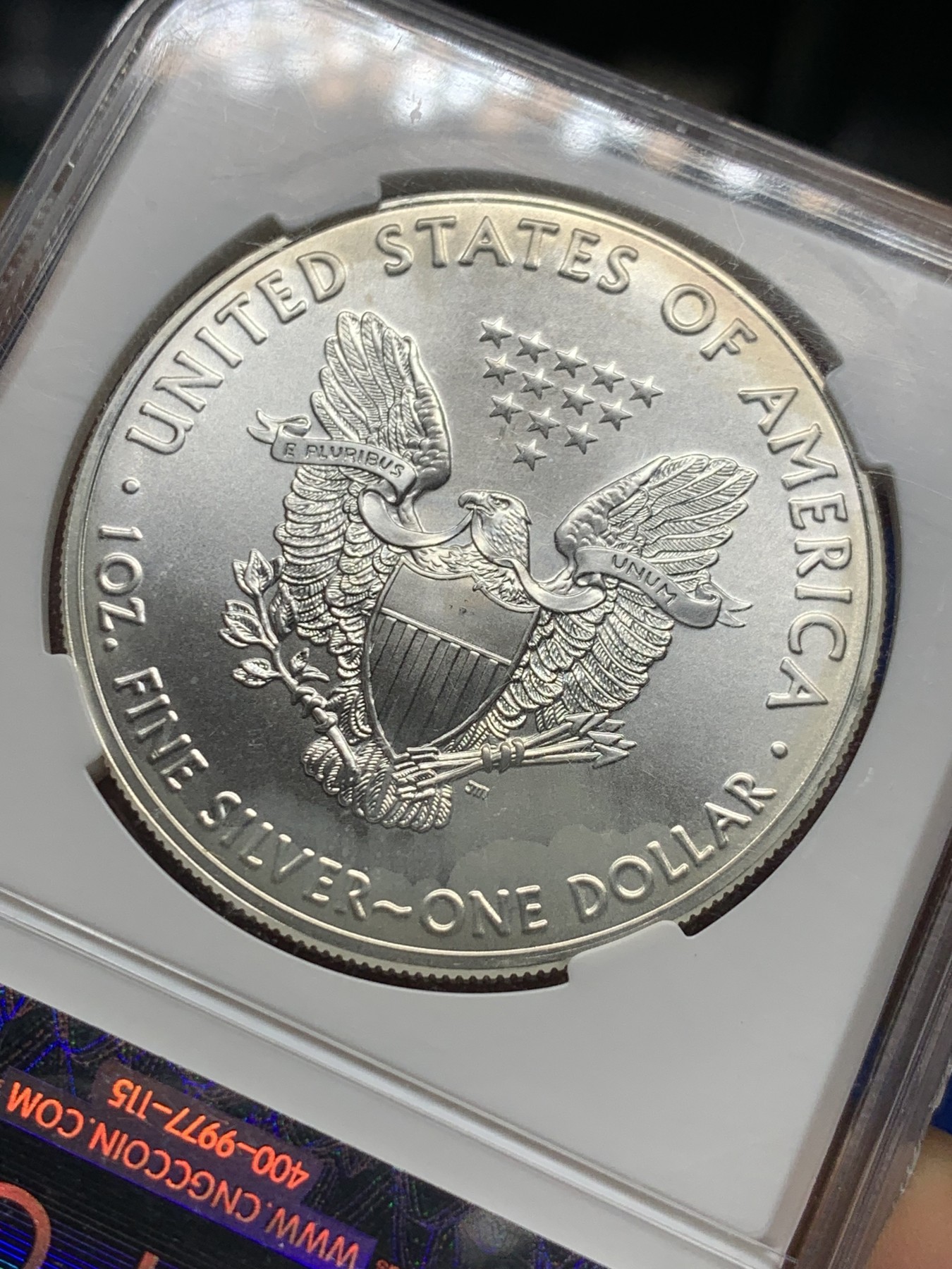 《竞宝斋》第235场-周日，周一，周二，周三 疯狂4连拍 (全场包邮) NPGS-CPS 美国2016年行走女神1美元纪念银币