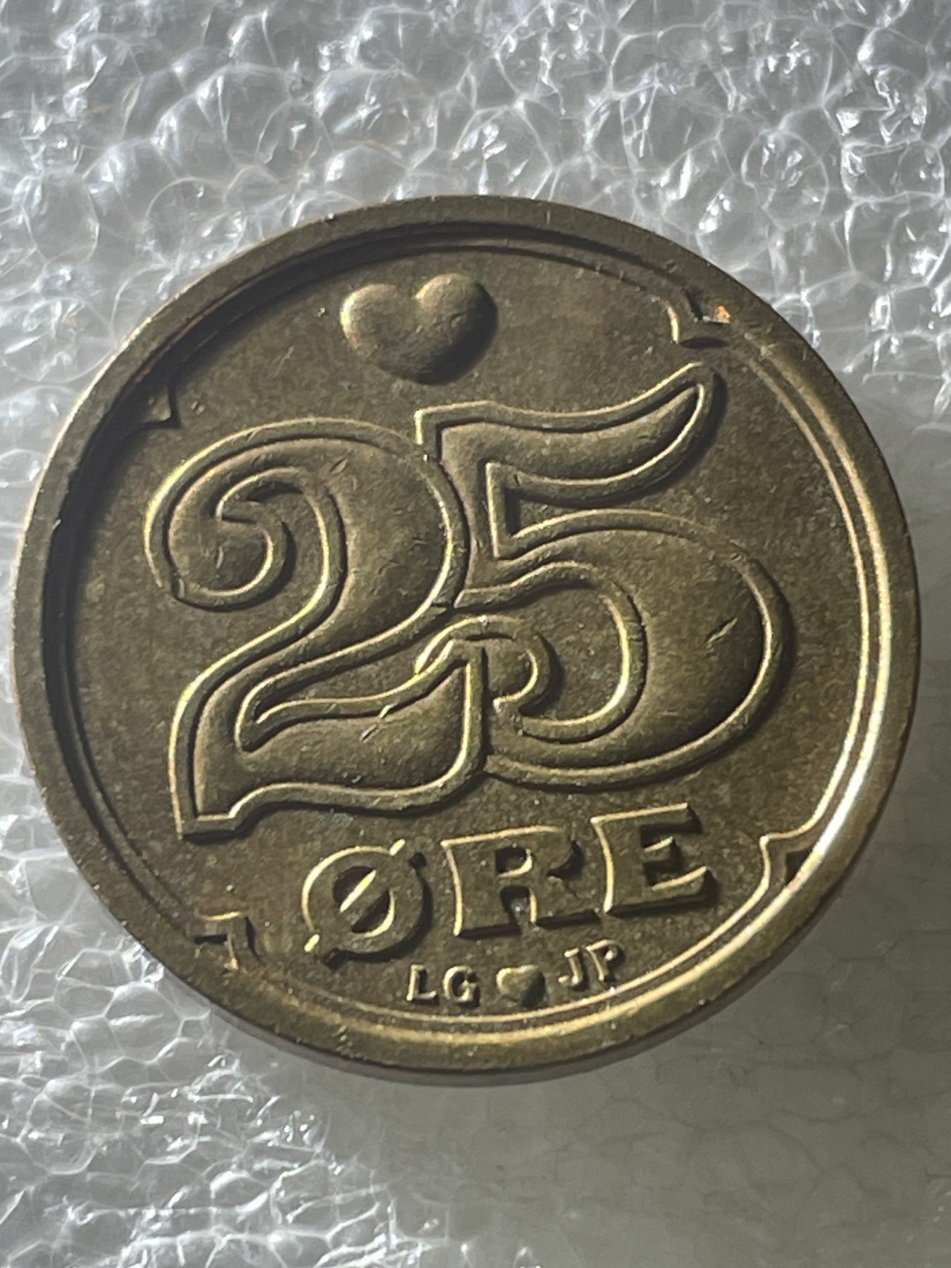 神仙姐姐散币好品专场第十九期（无佣金满邮自动发出 1994 年丹麦 25欧尔