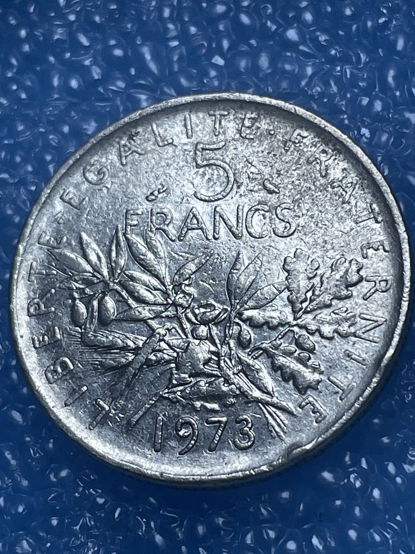 神仙姐姐散币好品专场第十九期（无佣金满邮自动发出 1973 年法国 5 法郎