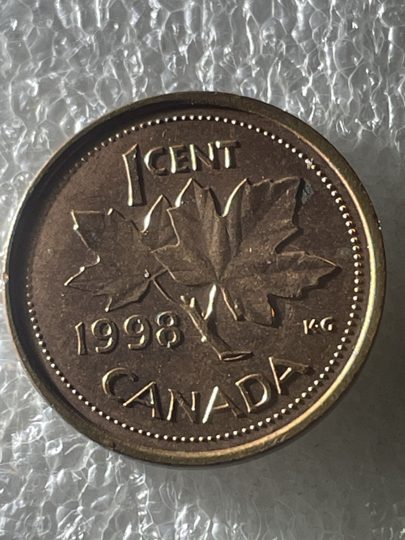 神仙姐姐散币好品专场第十九期（无佣金满邮自动发出 1998 年加拿大枫叶一分