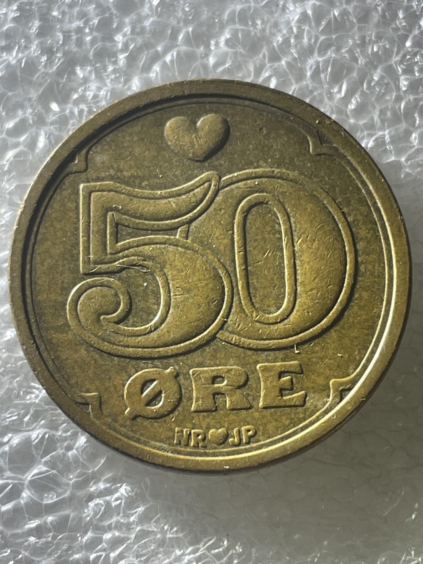 神仙姐姐散币好品专场第十九期（无佣金满邮自动发出 1989 年丹麦 50 欧尔