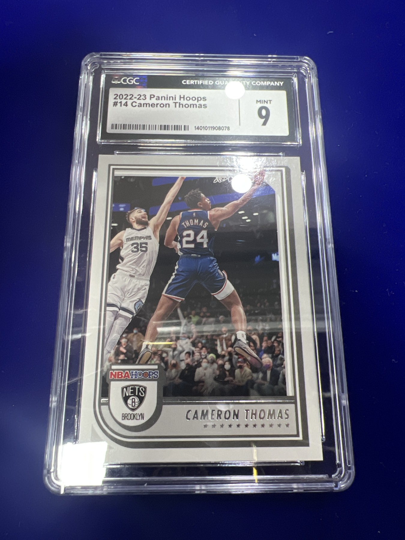 飞翔风筝第九场 球星卡 宝可梦 球星卡 卡梅伦·托马斯CGC评级