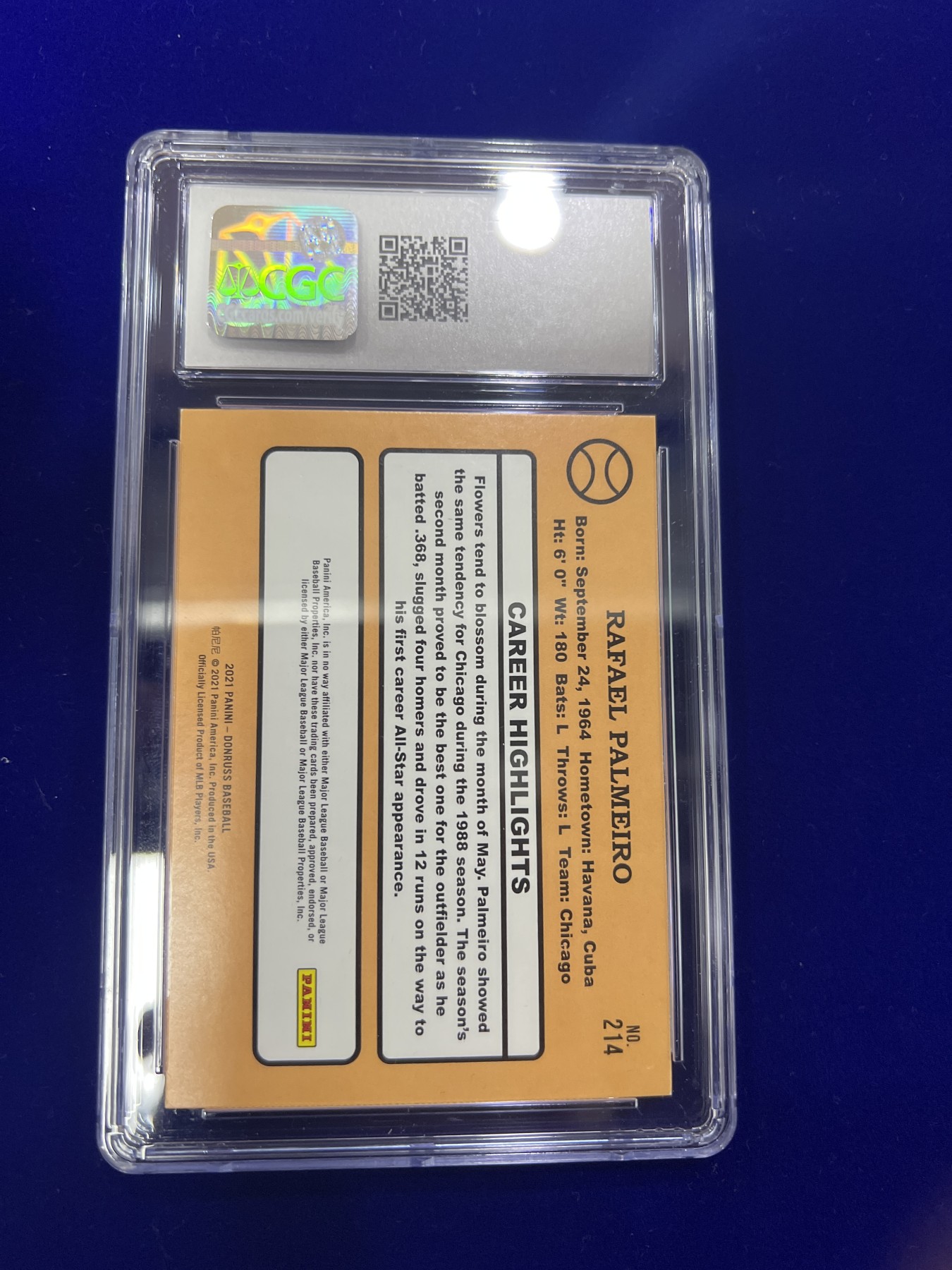 飞翔风筝第九场 球星卡 宝可梦 球星卡拉斐尔·帕尔默CGC评级