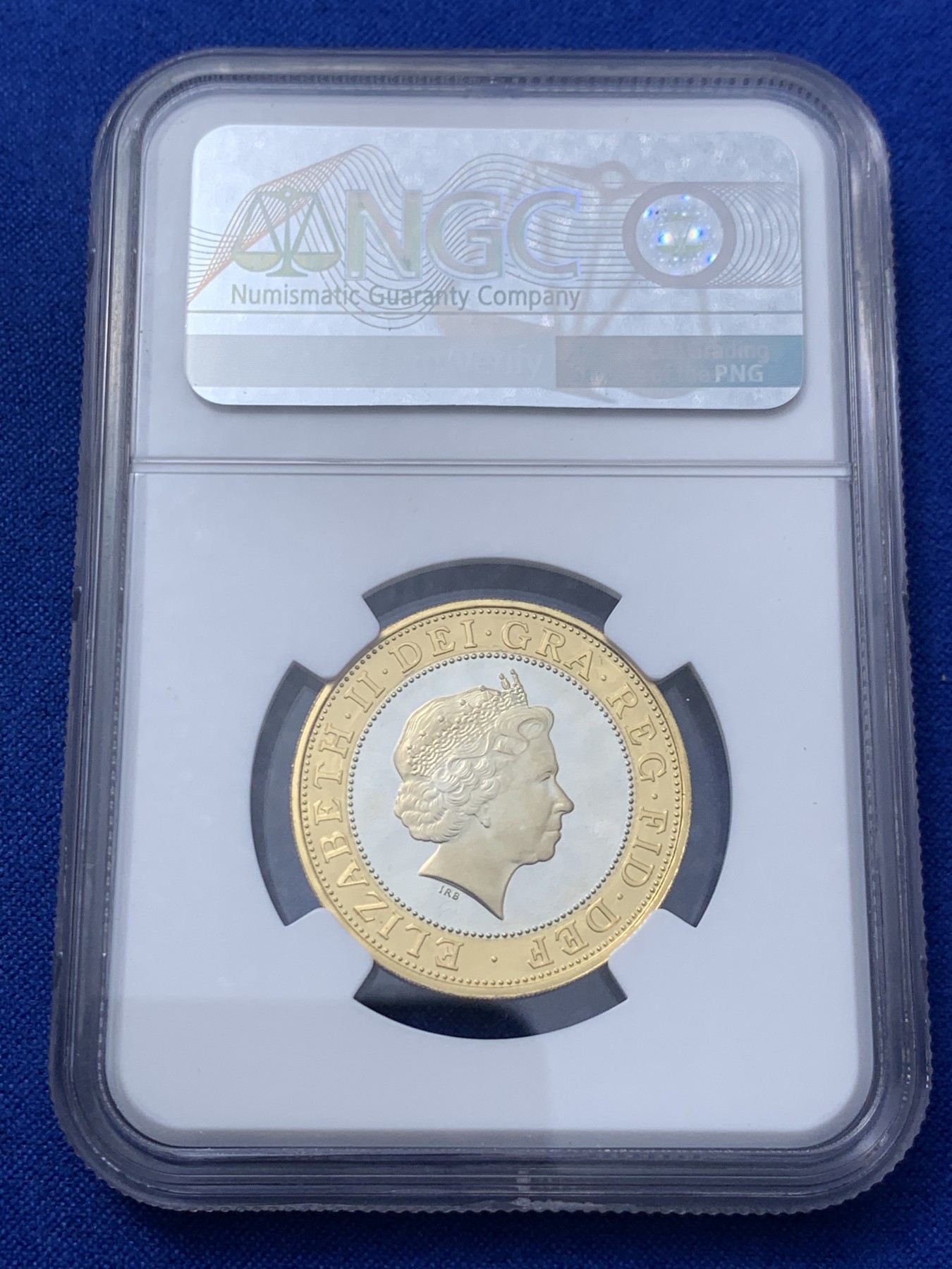 《竞宝斋》第235场-周日，周一，周二，周三 疯狂4连拍 (全场包邮) NGC-PF67UC 英国1999年橄榄球世界杯双色纪念银币