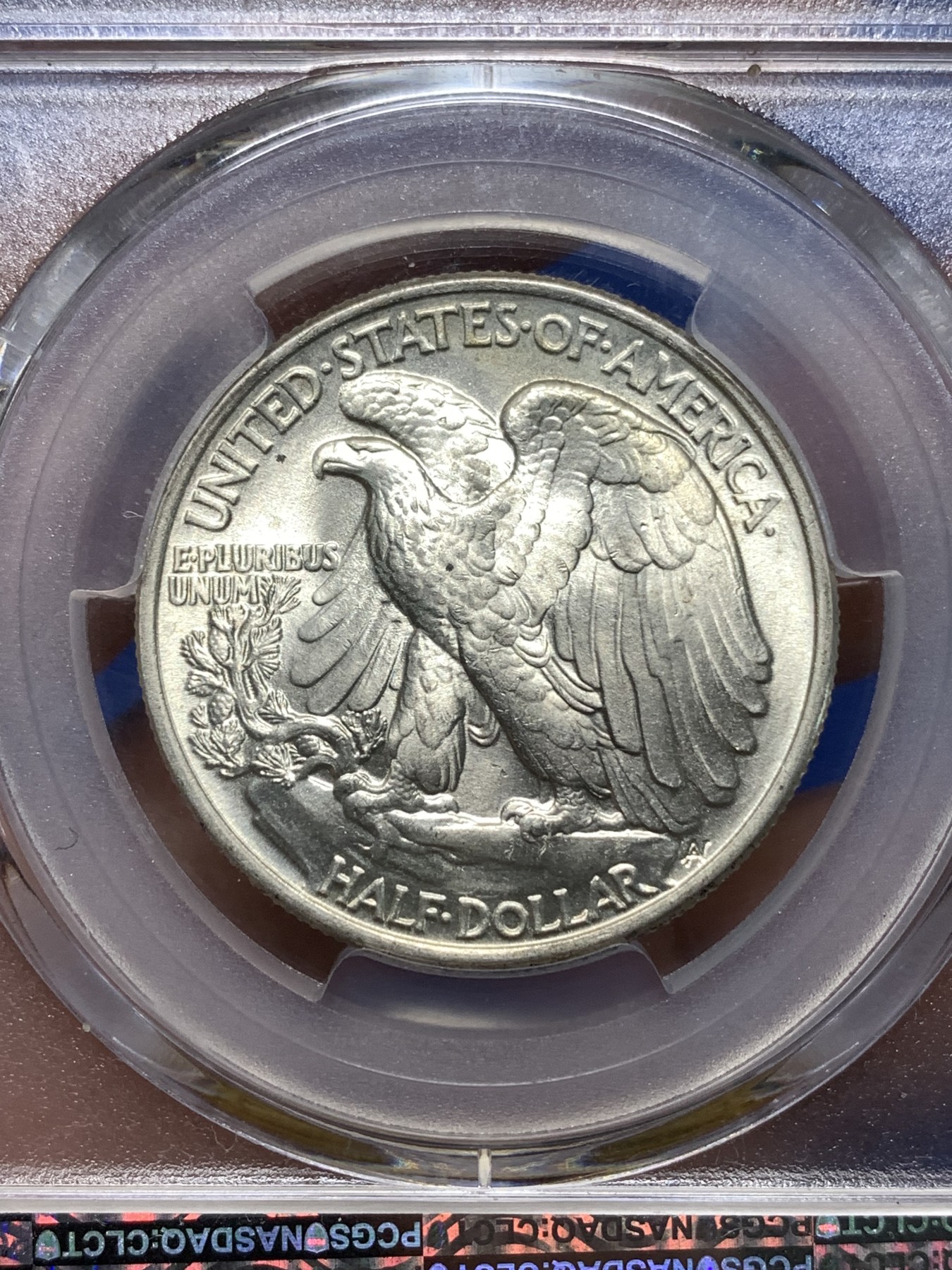 《竞宝斋》第235场-周日，周一，周二，周三 疯狂4连拍 (全场包邮) PCGS MS64 美国1946年行走女神半美元银币