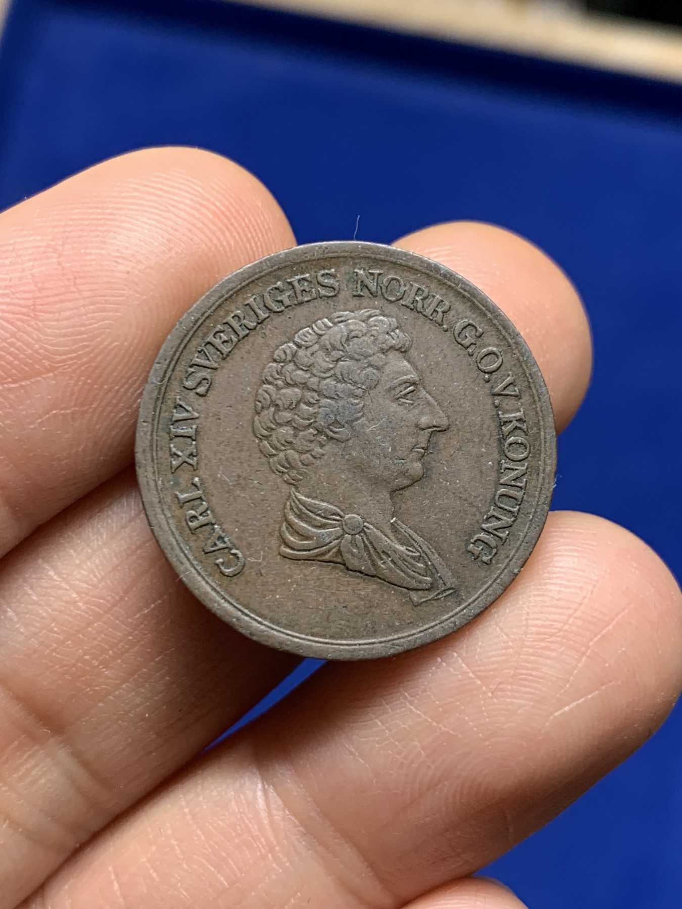 《竞宝斋》第235场-周日，周一，周二，周三 疯狂4连拍 (全场包邮) 1836年瑞典王国2/3先令铜币