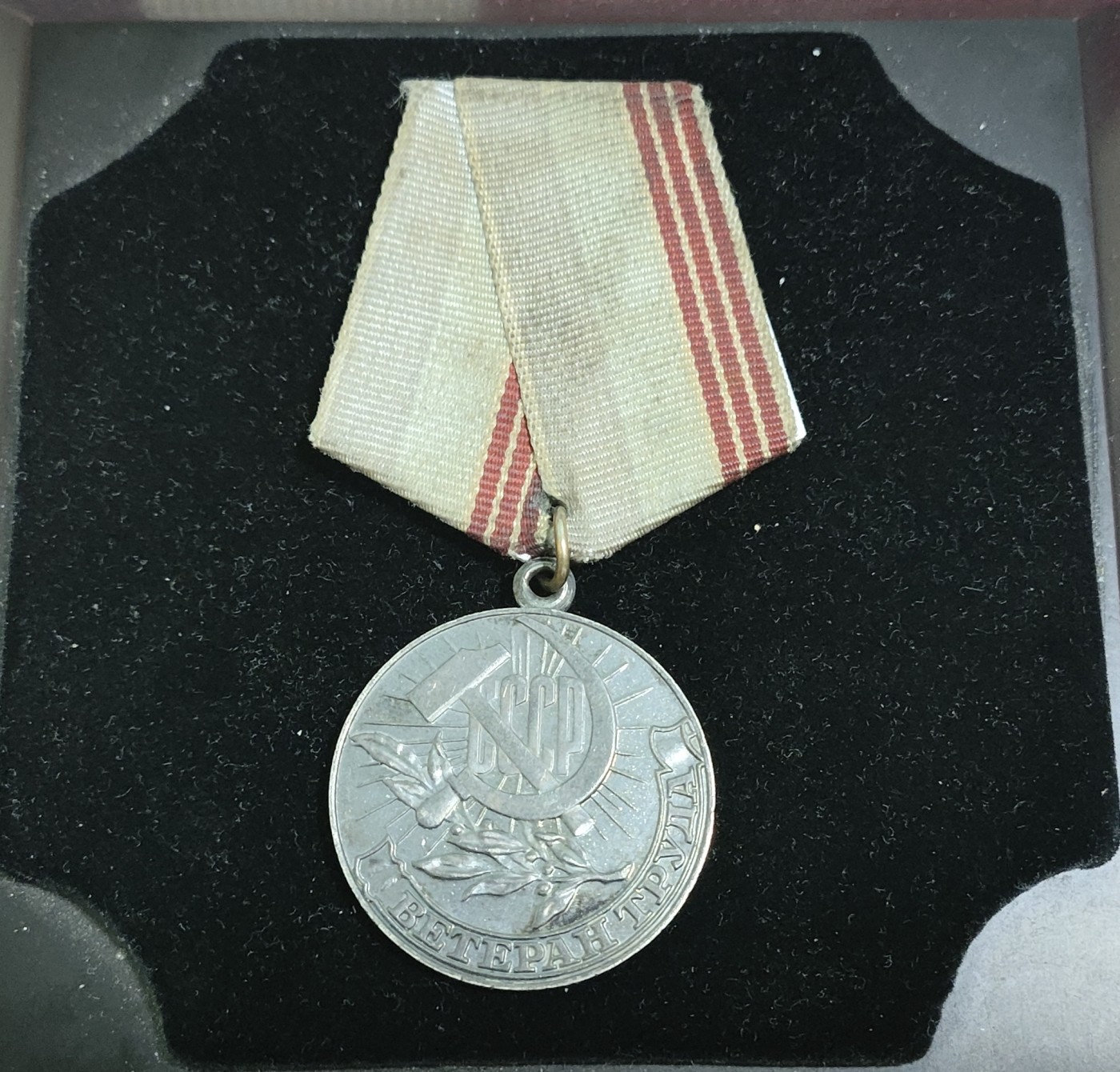 仁孝堂徽章红藏拍卖(第二场) 苏联退休劳动者奖章 镀银