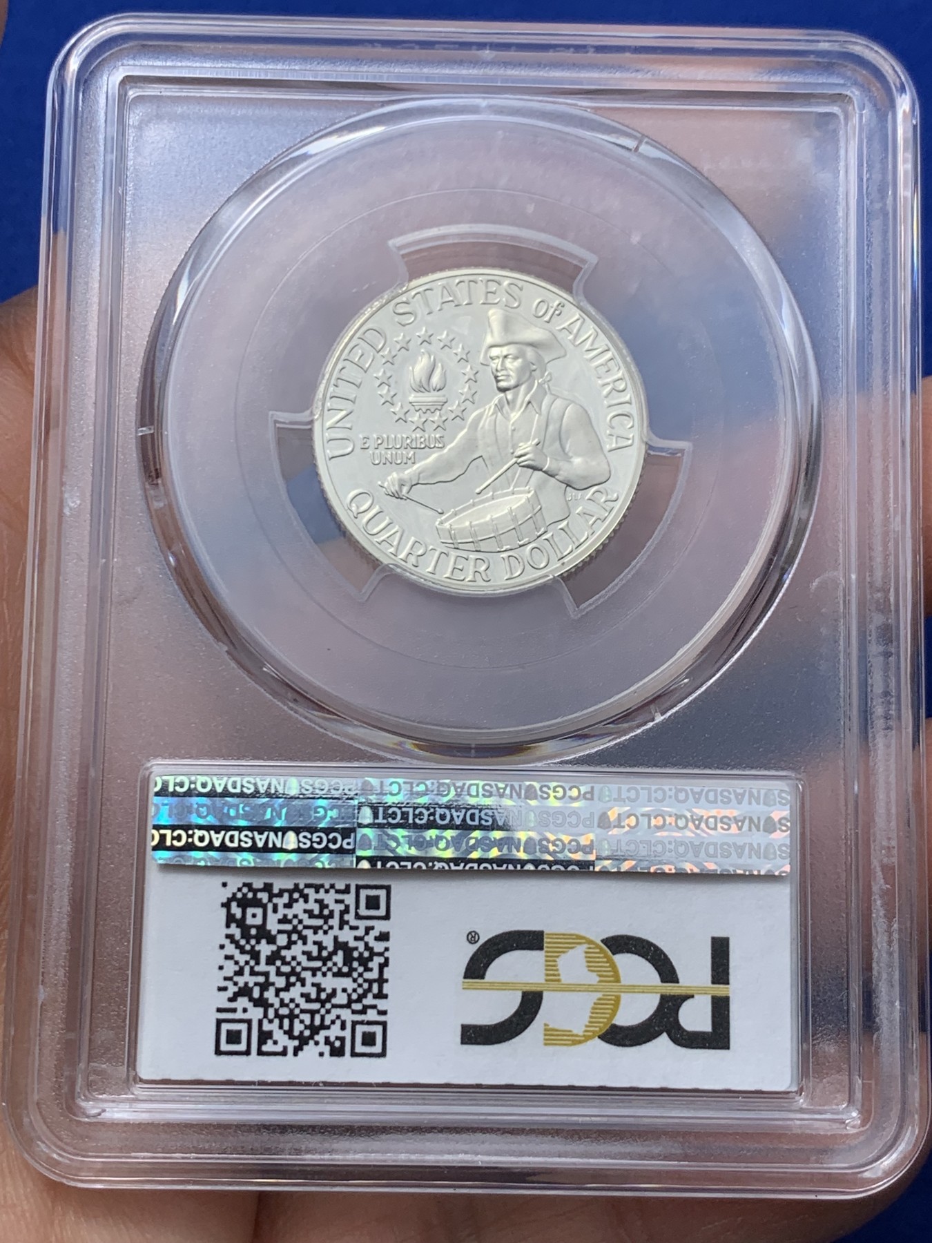 《竞宝斋》第235场-周日，周一，周二，周三 疯狂4连拍 (全场包邮) PCGS PR69 美国1976国庆精制银币