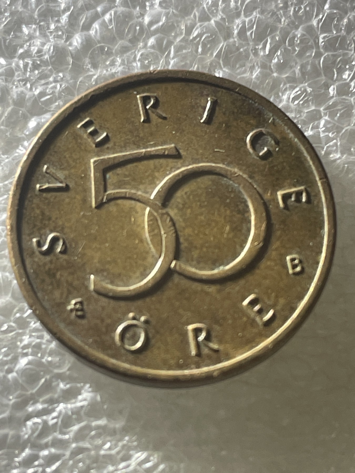 神仙姐姐散币好品专场第十九期（无佣金满邮自动发出 2001 年瑞典 50 欧尔