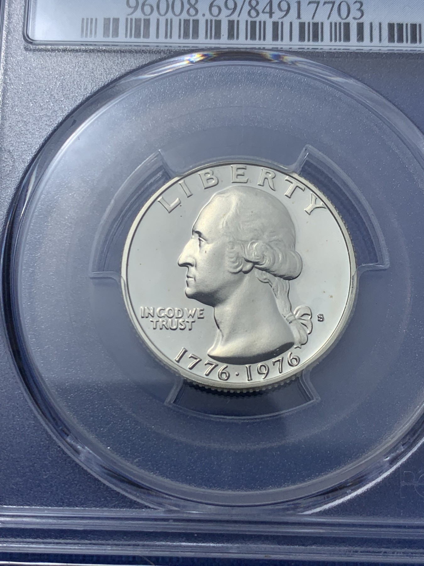 《竞宝斋》第235场-周日，周一，周二，周三 疯狂4连拍 (全场包邮) PCGS PR69 美国1976国庆精制银币