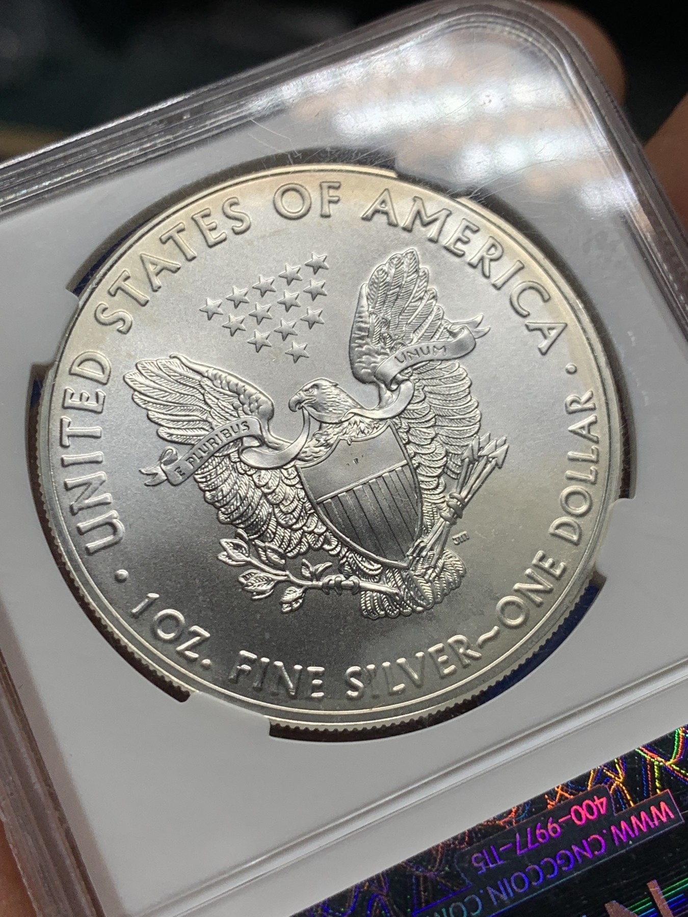 《竞宝斋》第235场-周日，周一，周二，周三 疯狂4连拍 (全场包邮) NPGS-CPS 美国2016年行走女神1美元纪念银币