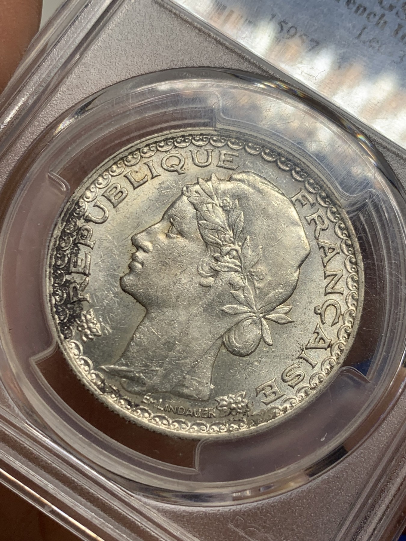 《竞宝斋》第235场-周日，周一，周二，周三 疯狂4连拍 (全场包邮) PCGS-MS61 法属印支 1931年皮阿斯特