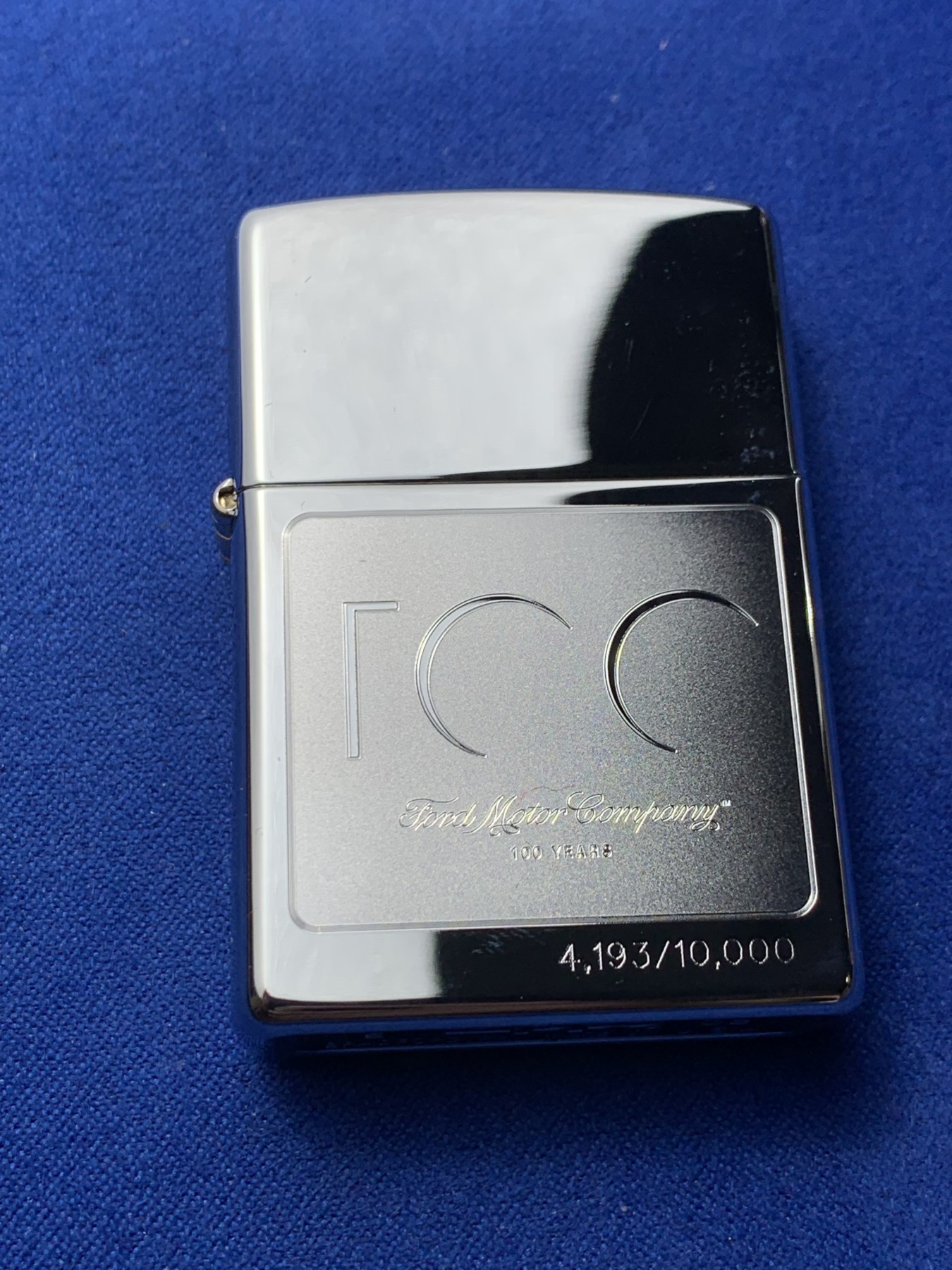 《竞宝斋》第235场-周日，周一，周二，周三 疯狂4连拍 (全场包邮) 福特100周年纪念 Zippo定制版火机，盒证齐全