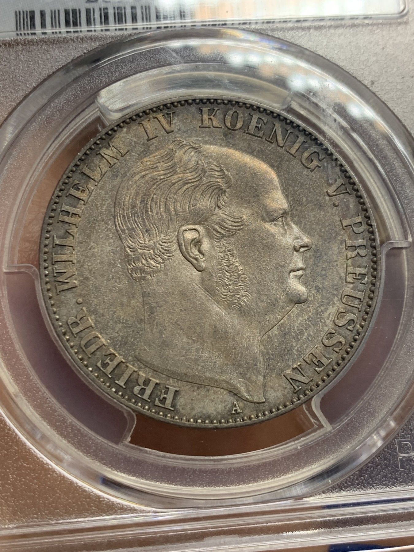 《竞宝斋》第235场-周日，周一，周二，周三 疯狂4连拍 (全场包邮) PCGS-MS65  德国 1859年 1泰勒 洋葱头泰勒 银币