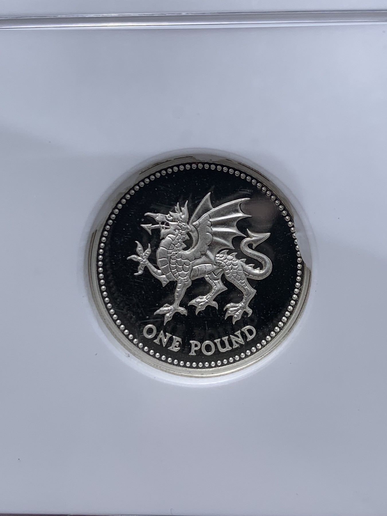 《竞宝斋》第235场-周日，周一，周二，周三 疯狂4连拍 (全场包邮) NGC PF68UC 英国1995年红龙精制加厚银币 加厚非普通 低评