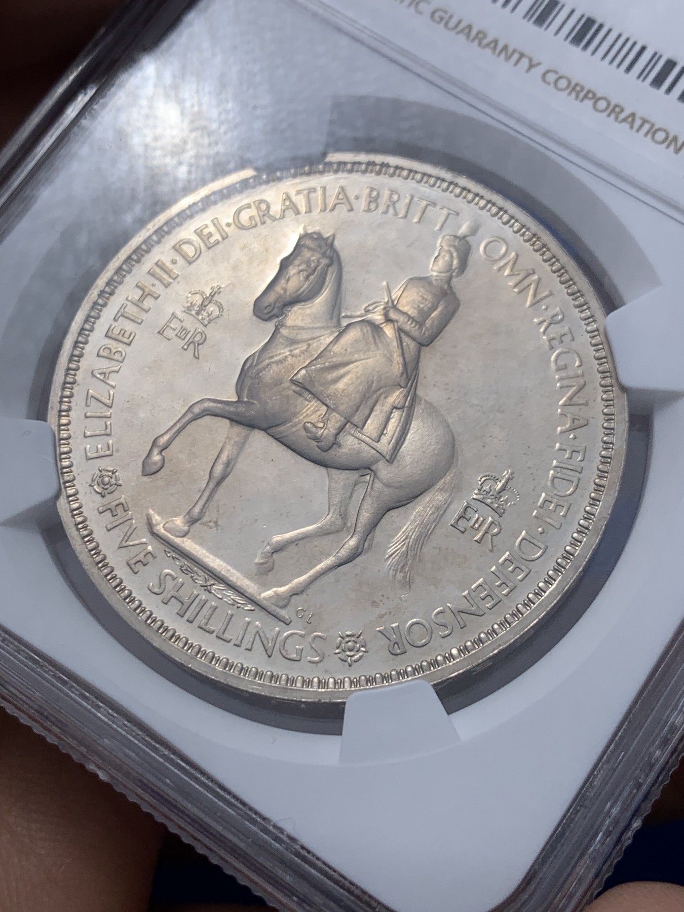 《竞宝斋》第235场-周日，周一，周二，周三 疯狂4连拍 (全场包邮) NGC PF64CAMEO 1953年英女王伊丽莎白加冕精制镍币