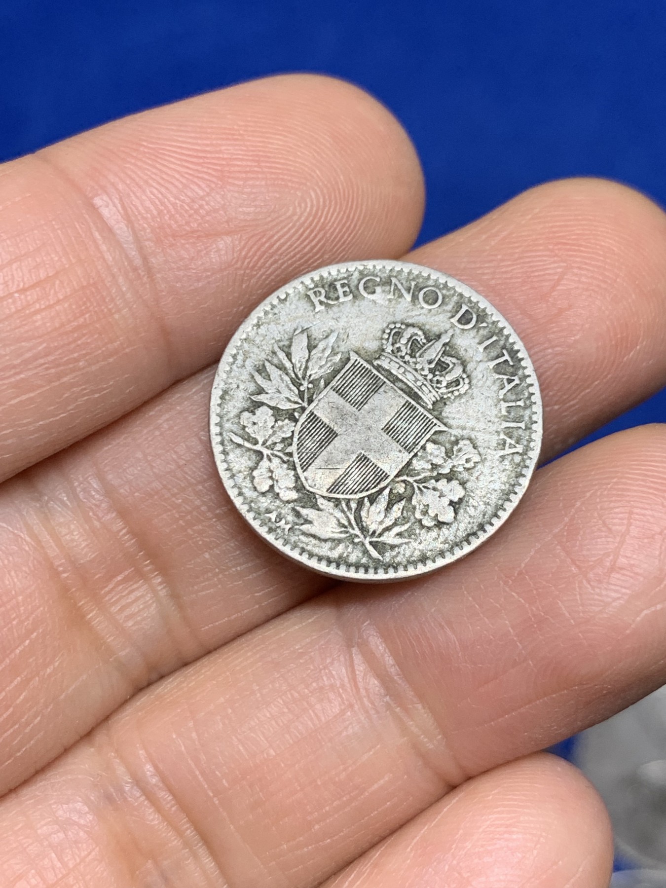 《竞宝斋》第235场-周日，周一，周二，周三 疯狂4连拍 (全场包邮) 1919年意大利王国20分铜镍币