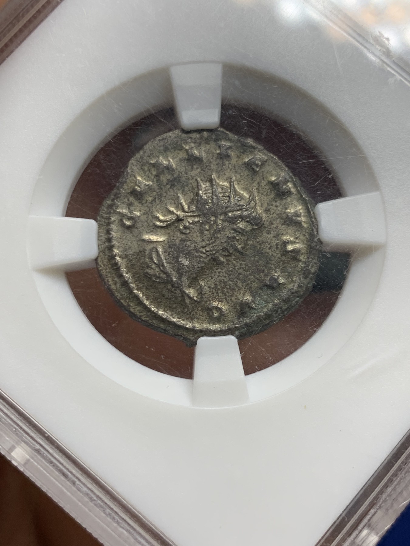 《竞宝斋》第235场-周日，周一，周二，周三 疯狂4连拍 (全场包邮) 众诚祥评 XF 古罗马帝国时代A.D.260-268 加里恩努斯洗银币