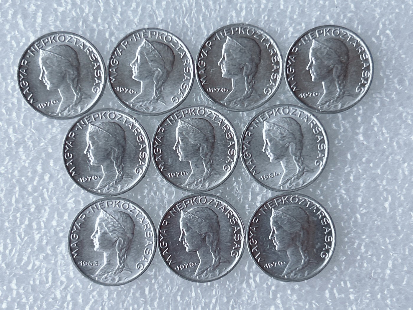 第一海外回流一元起拍收藏 散币场 第59期 匈牙利5菲勒 10枚