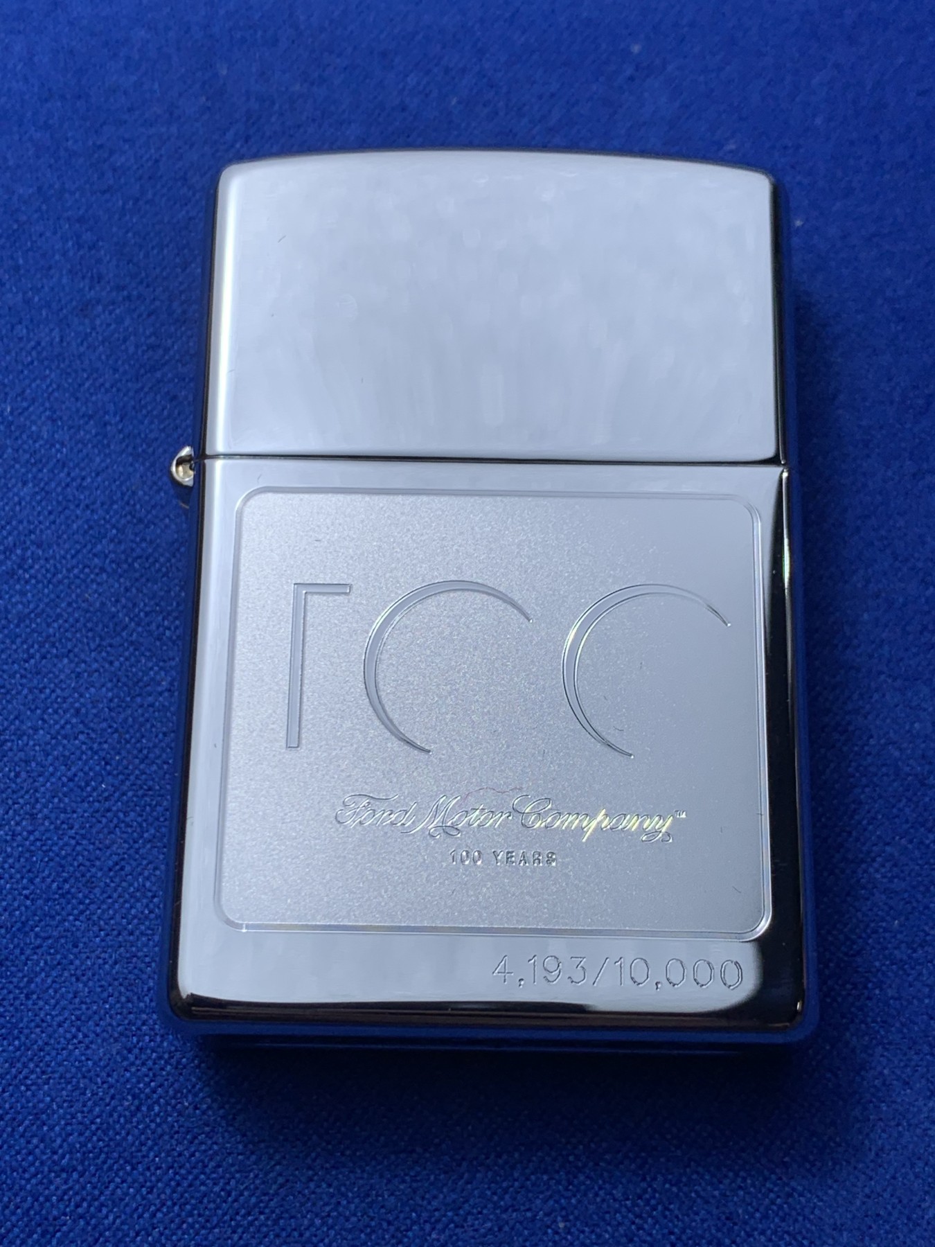 《竞宝斋》第235场-周日，周一，周二，周三 疯狂4连拍 (全场包邮) 福特100周年纪念 Zippo定制版火机，盒证齐全