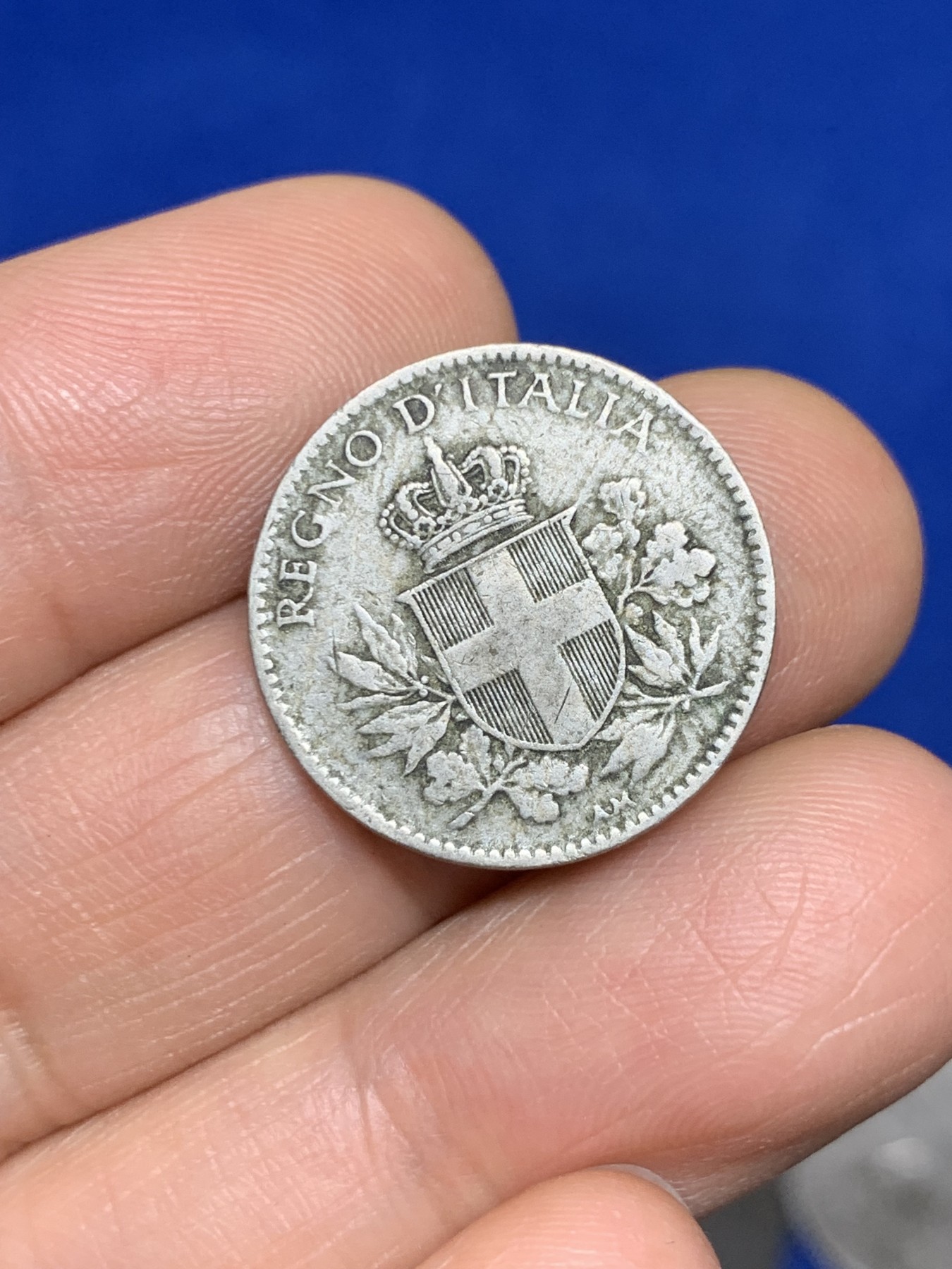 《竞宝斋》第235场-周日，周一，周二，周三 疯狂4连拍 (全场包邮) 1919年意大利王国20分铜镍币