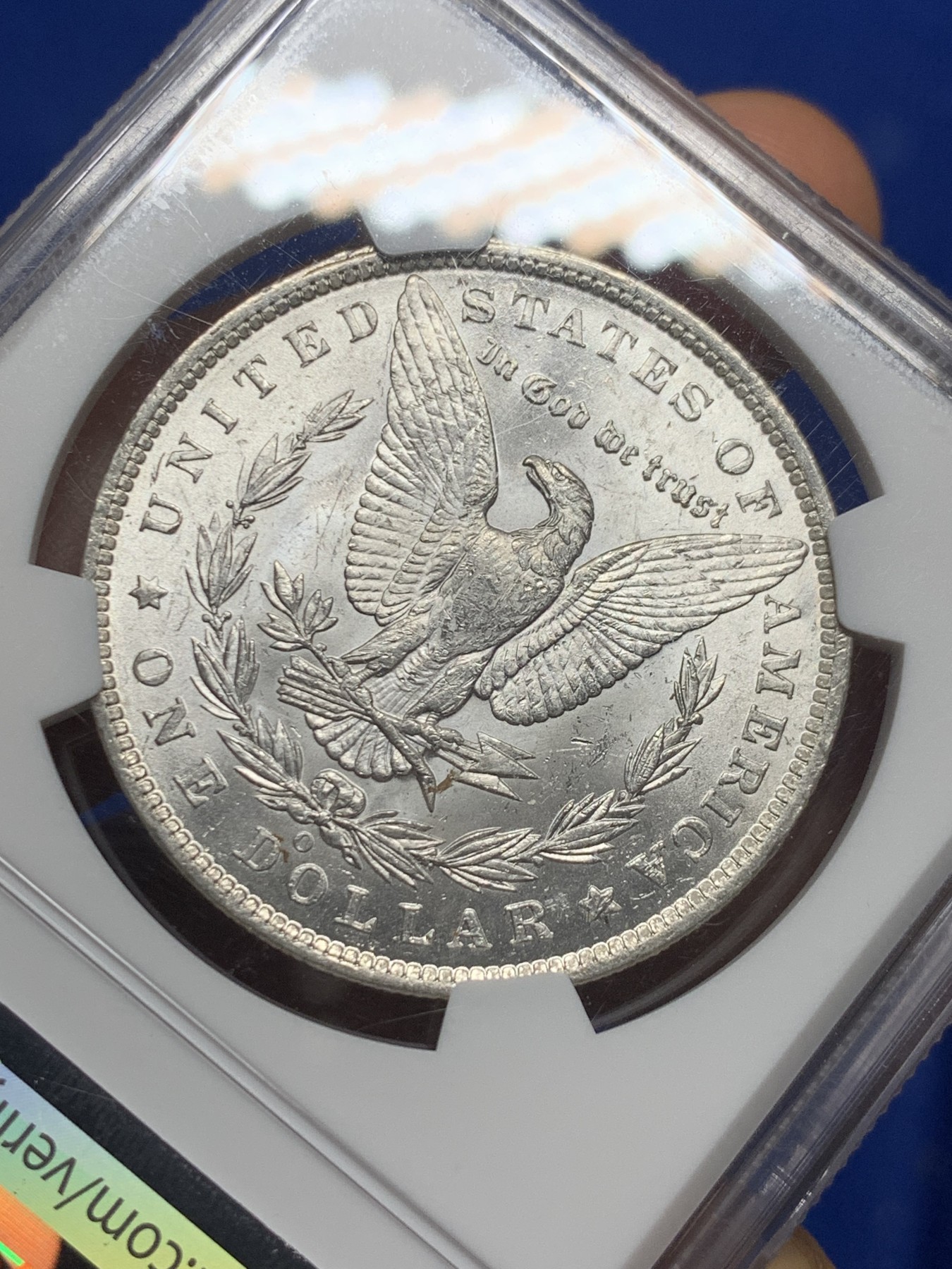 《竞宝斋》第235场-周日，周一，周二，周三 疯狂4连拍 (全场包邮) NGC-MS62 美国1885年O版摩根银元