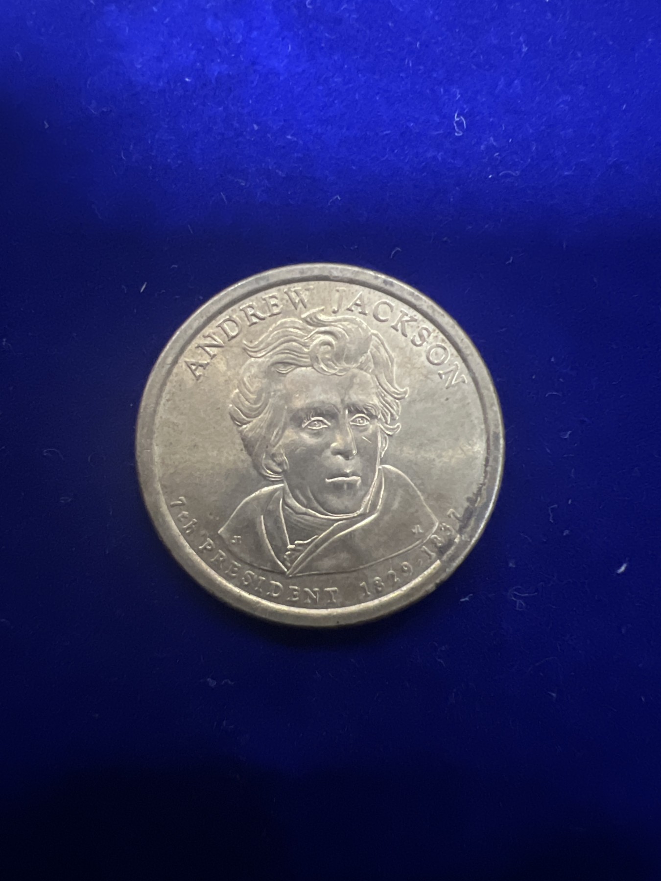 飞翔风筝第十场世界钱币 美国总统币安德鲁 杰克逊第七枚