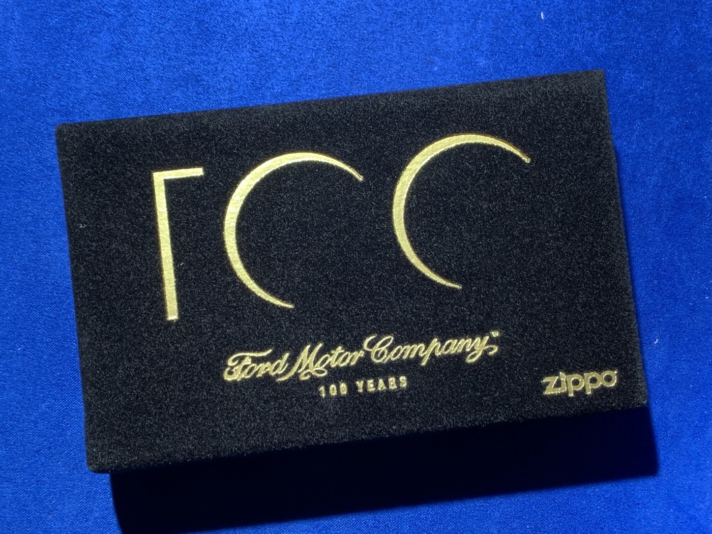 《竞宝斋》第235场-周日，周一，周二，周三 疯狂4连拍 (全场包邮) 福特100周年纪念 Zippo定制版火机，盒证齐全