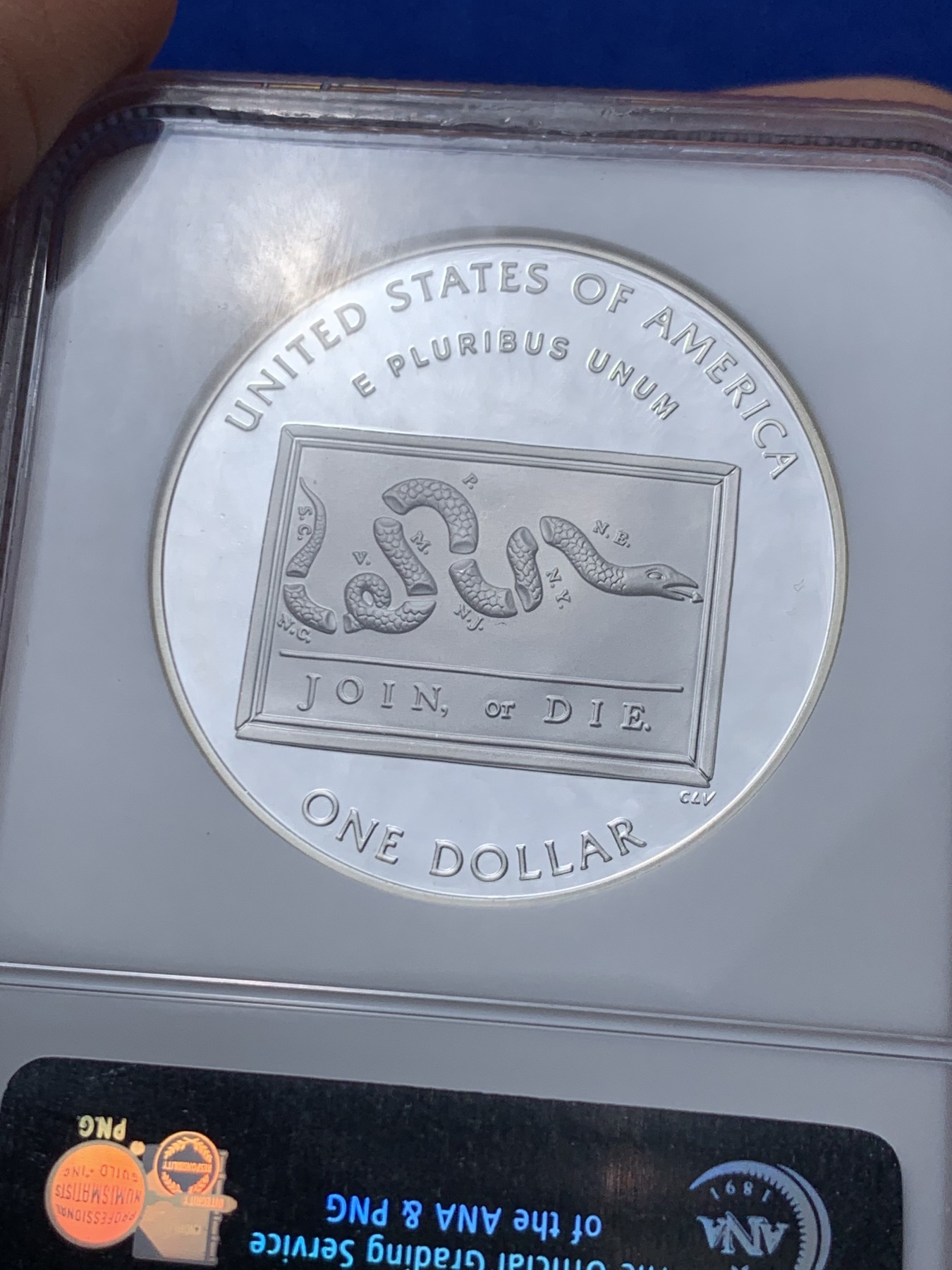 《竞宝斋》第235场-周日，周一，周二，周三 疯狂4连拍 (全场包邮) NGC-PF69 美国2006年富兰克林300周年诞辰纪念1元精制银币，PROOF镜面状态精制币，状态极佳，N经典小白盒老盒严评。