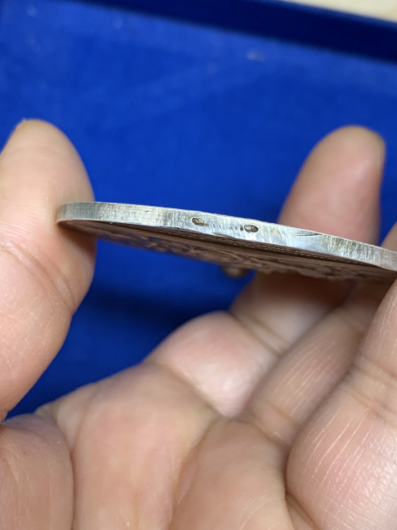 《竞宝斋》第235场-周日，周一，周二，周三 疯狂4连拍 (全场包邮) A.Dubois~法国圣米歇尔消防队银奖章，直径：50mm，61.8g