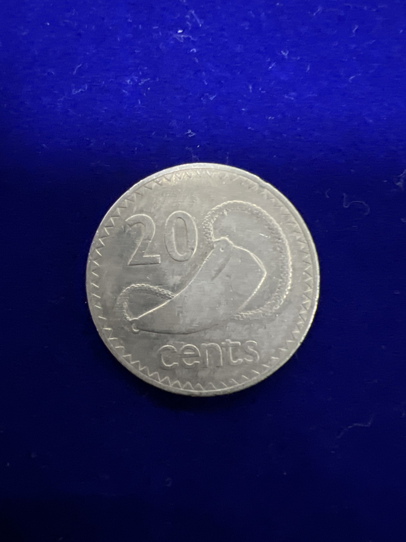 飞翔风筝第十场世界钱币 斐济20硬币