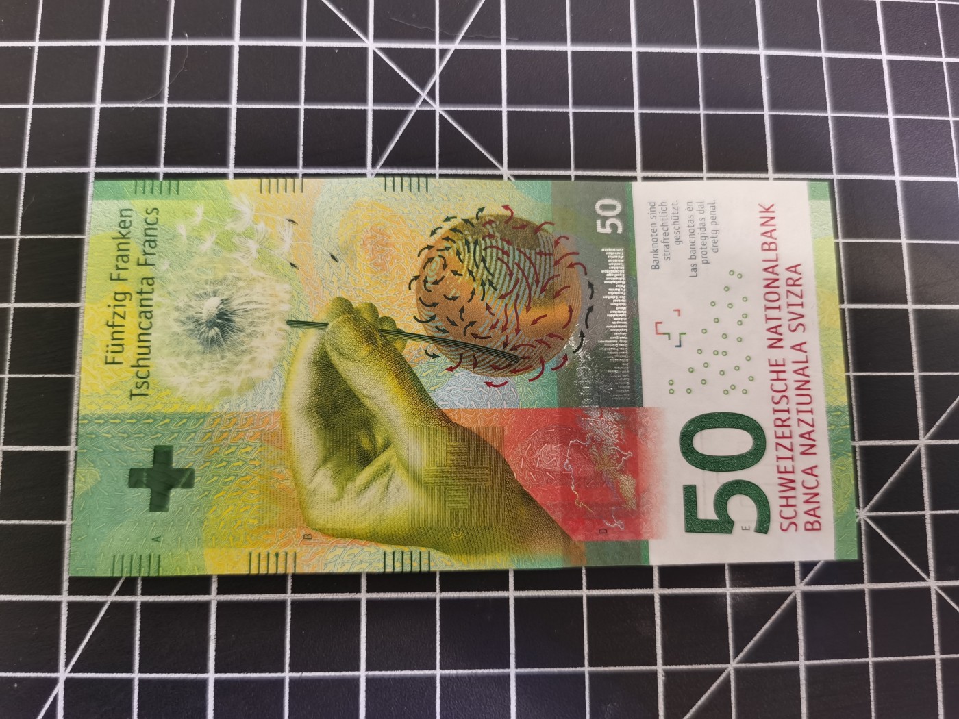 Immortal auction(精品场) 瑞士50（手版），豹子号（777），Unc