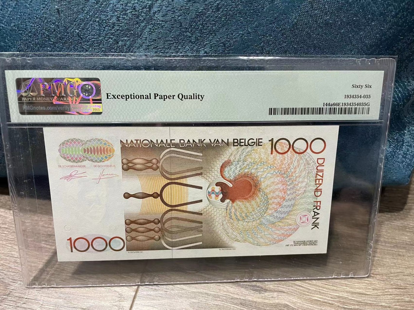 Immortal auction(精品场) 比利时1000，PMG66