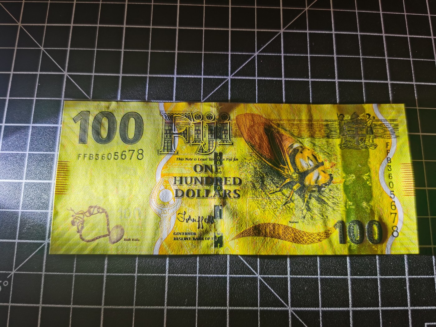 Immortal auction(精品场) 斐济100，大金蝉，Unc