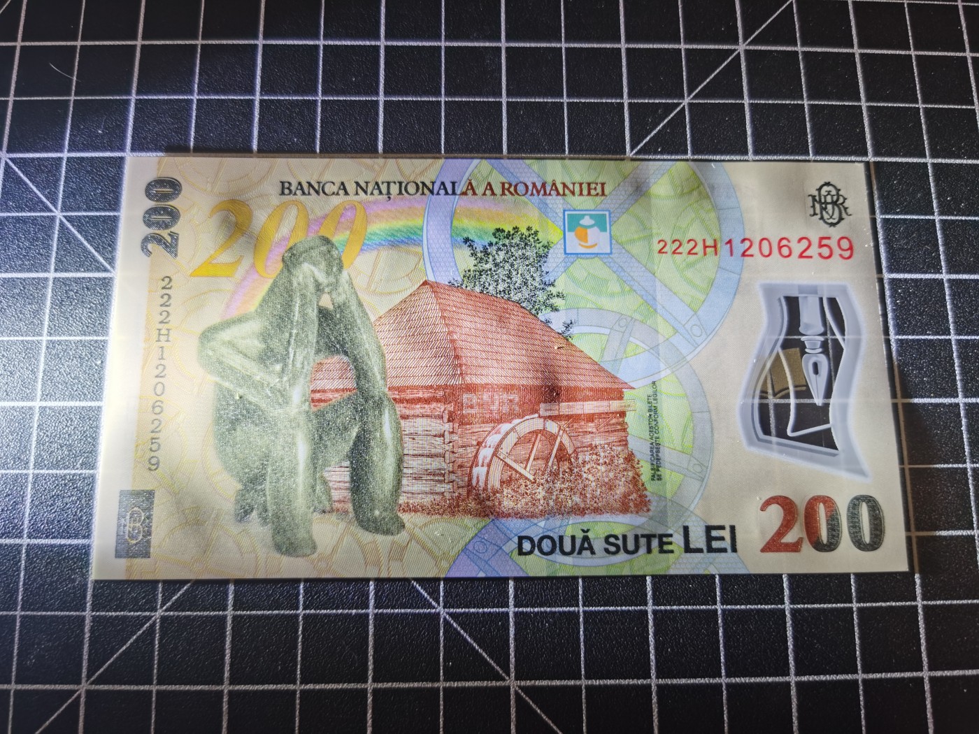 Immortal auction(精品场) 罗马尼亚200，Unc