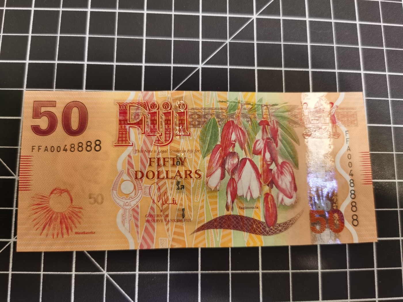 Immortal auction(精品场) 斐济50，狮子号（8888），Unc