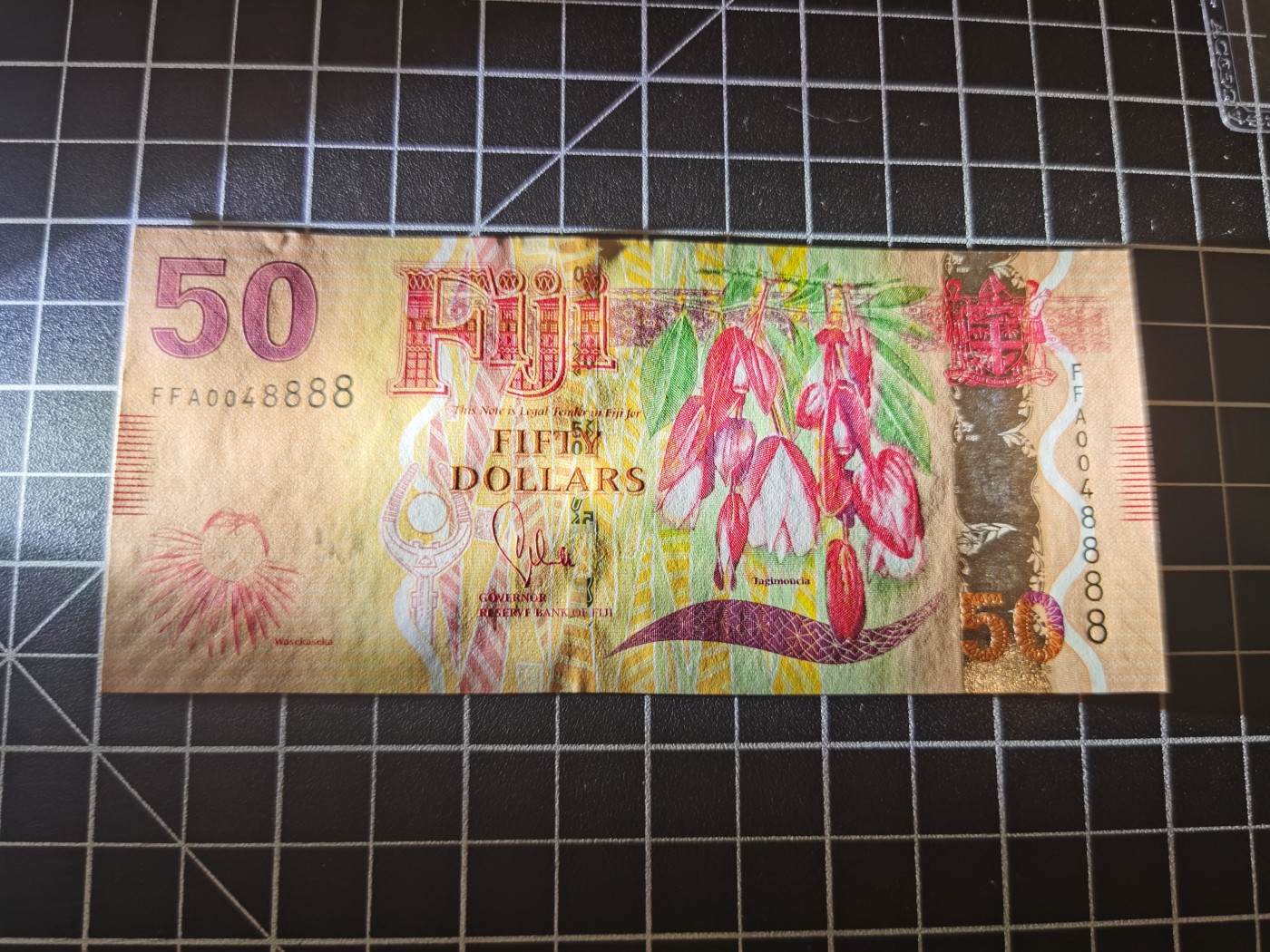 Immortal auction(精品场) 斐济50，狮子号（8888），Unc