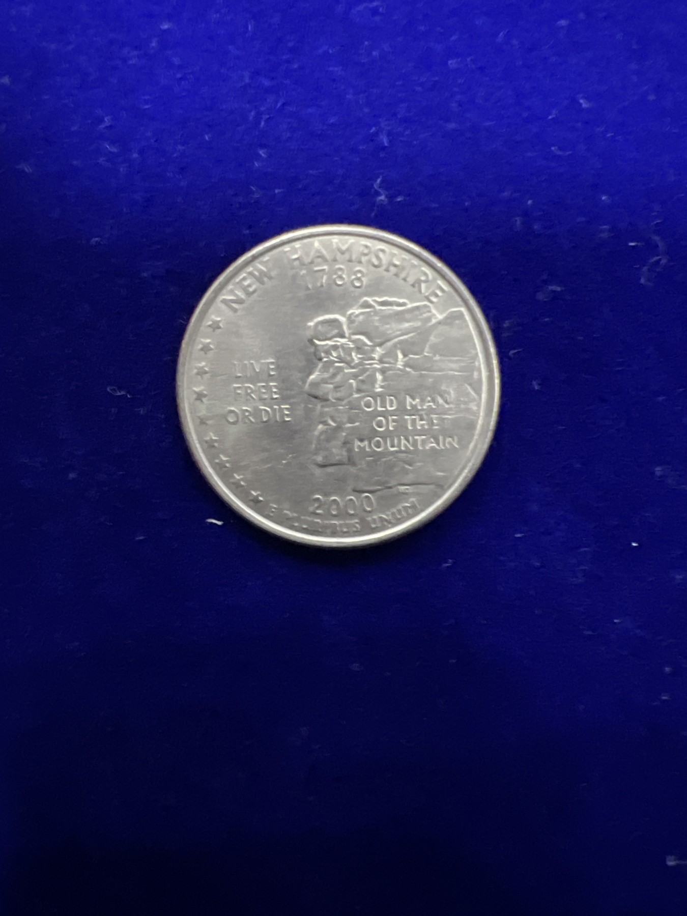 飞翔风筝第十场世界钱币 美国州币25美分