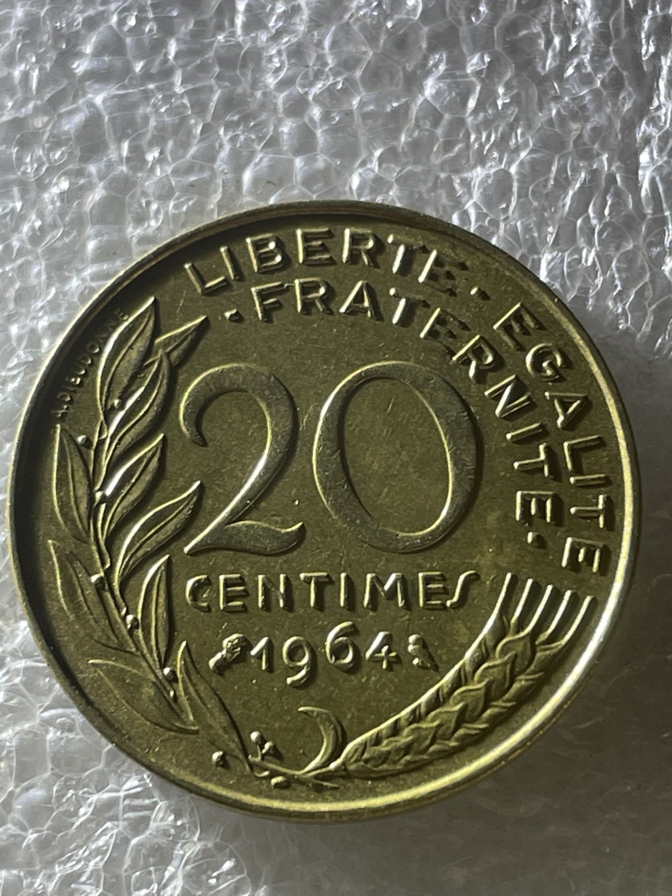 神仙姐姐散币好品专场第二十期（无佣金满邮自动发出 1964 年法国 20 生丁