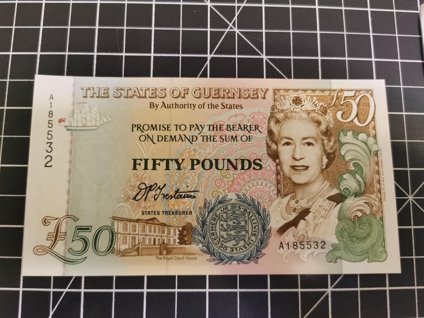 Immortal auction(精品场) 根西岛50，A冠，Unc