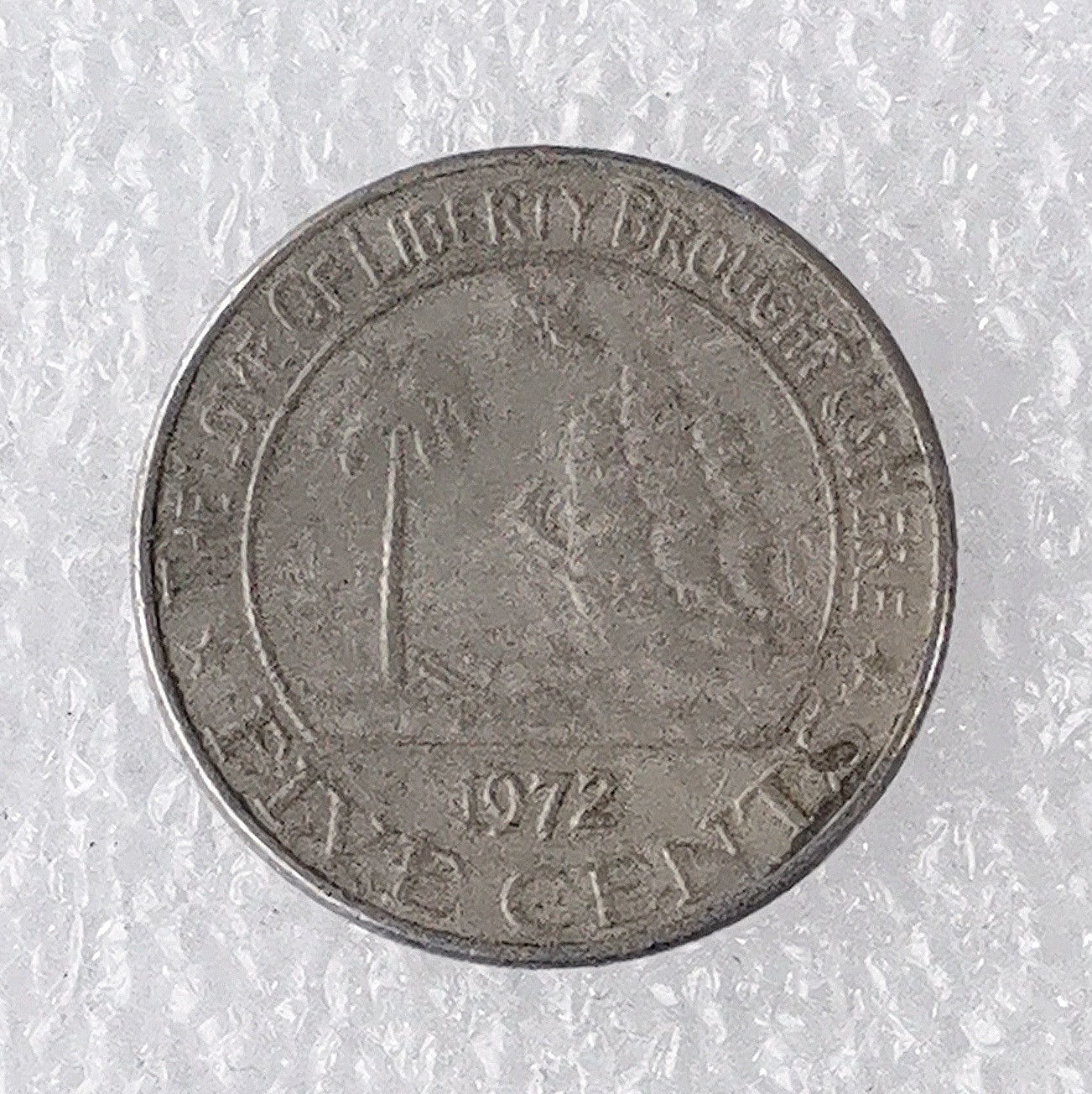 海外回流1元起拍小铺 各国钱币散币场 第7期 利比里亚1972年5分