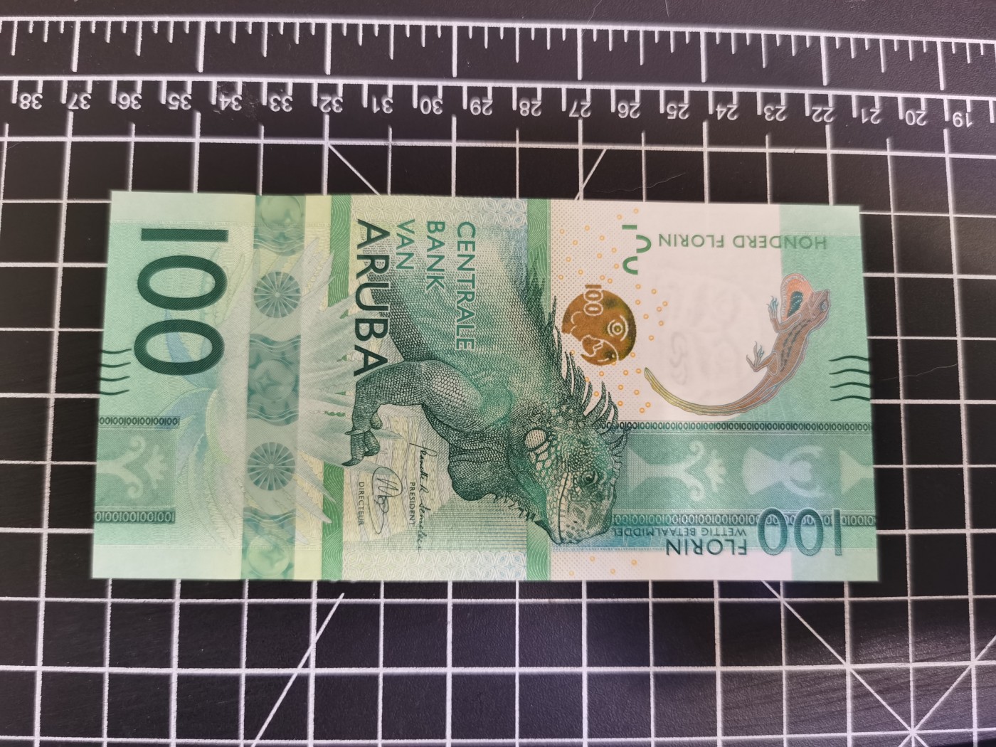 Immortal auction(精品场) 阿鲁巴100，世界最佳纸币，Unc