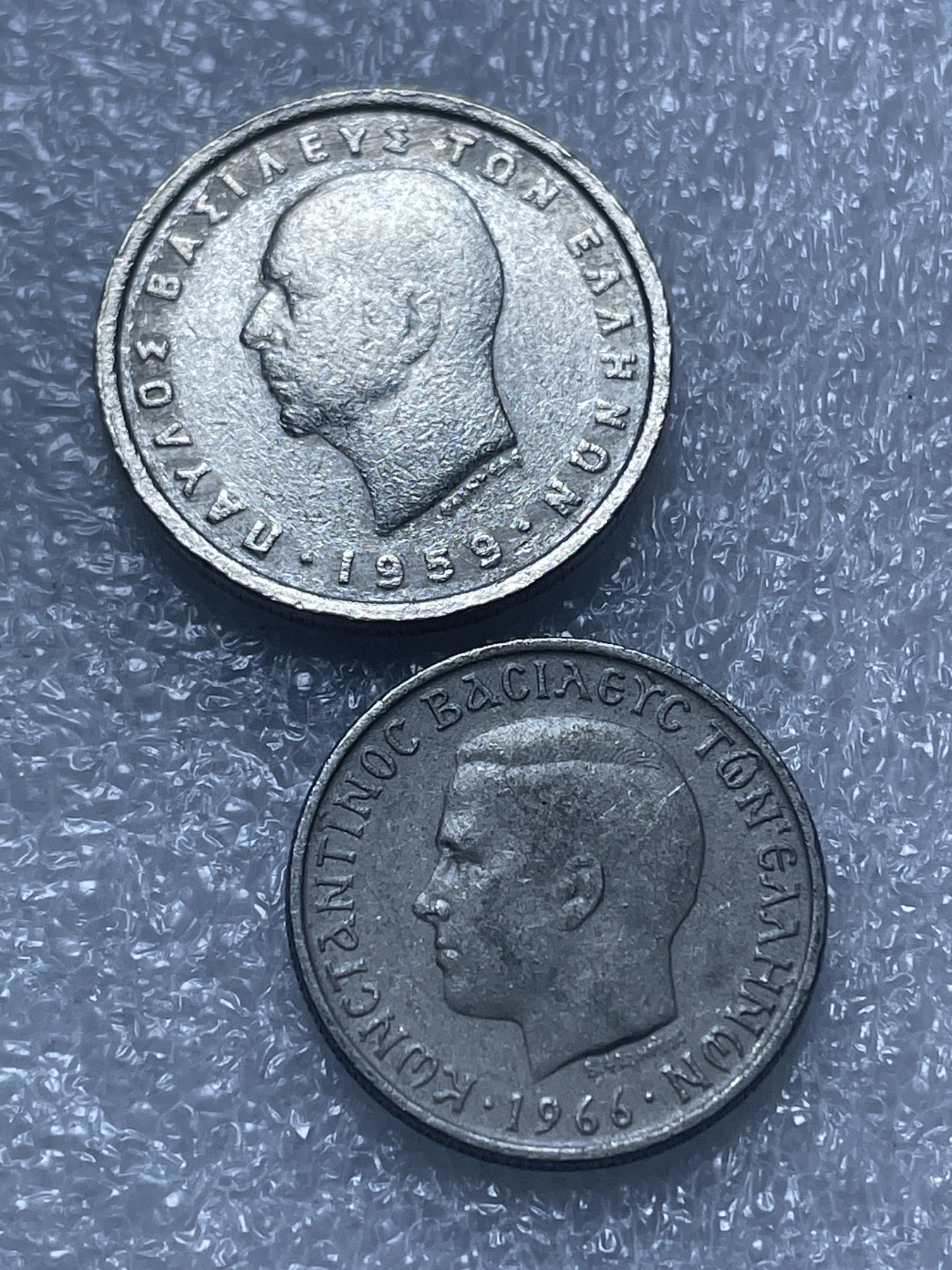 神仙姐姐散币好品专场第二十期（无佣金满邮自动发出 希腊军政府 1 元 2 元