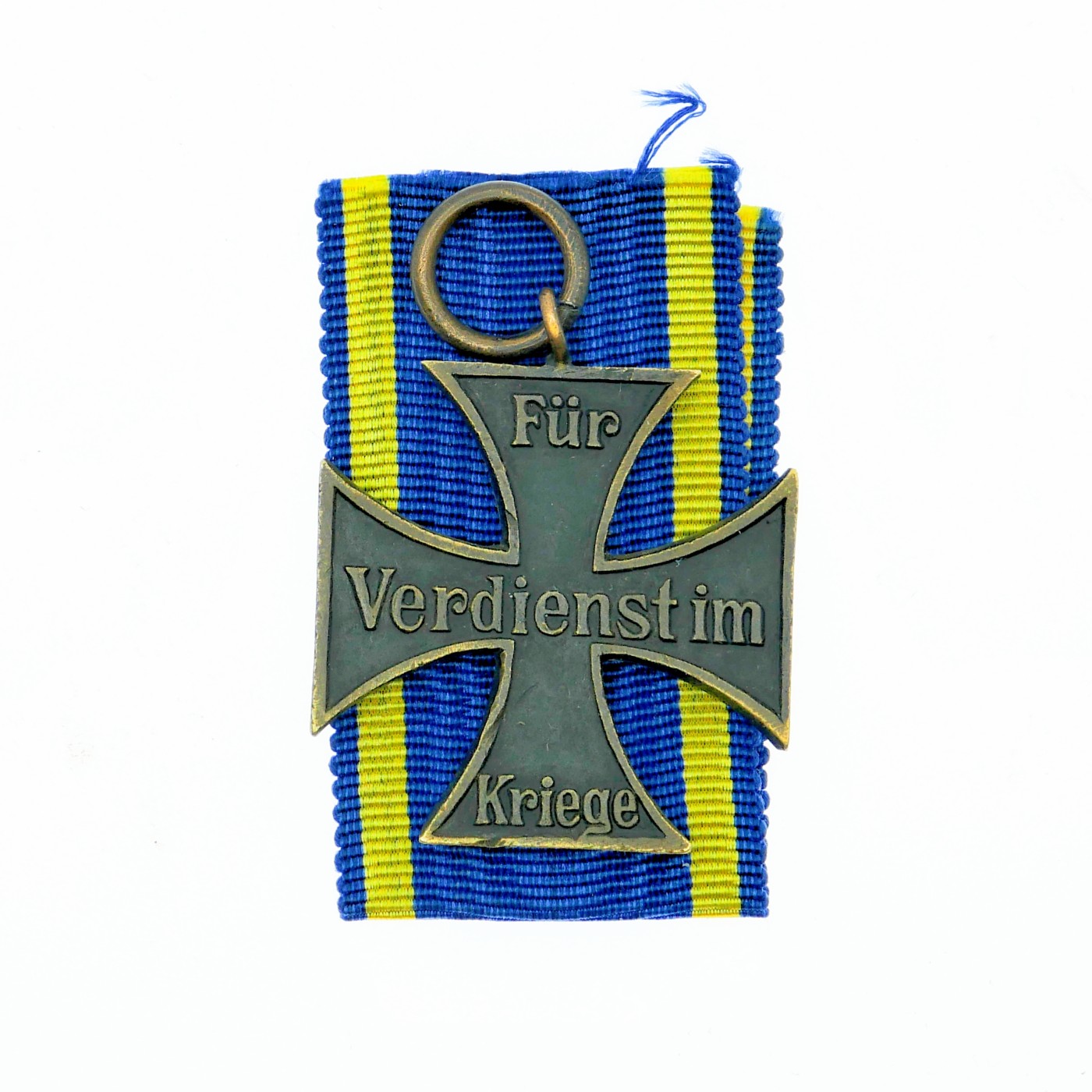 勋章奖章交易所1月27日兔年最后一拍 布伦瑞克公国二级战争功勋十字，铜质，1014年10月23日由大公恩斯特设立，帝德三大十字之一，较稀少