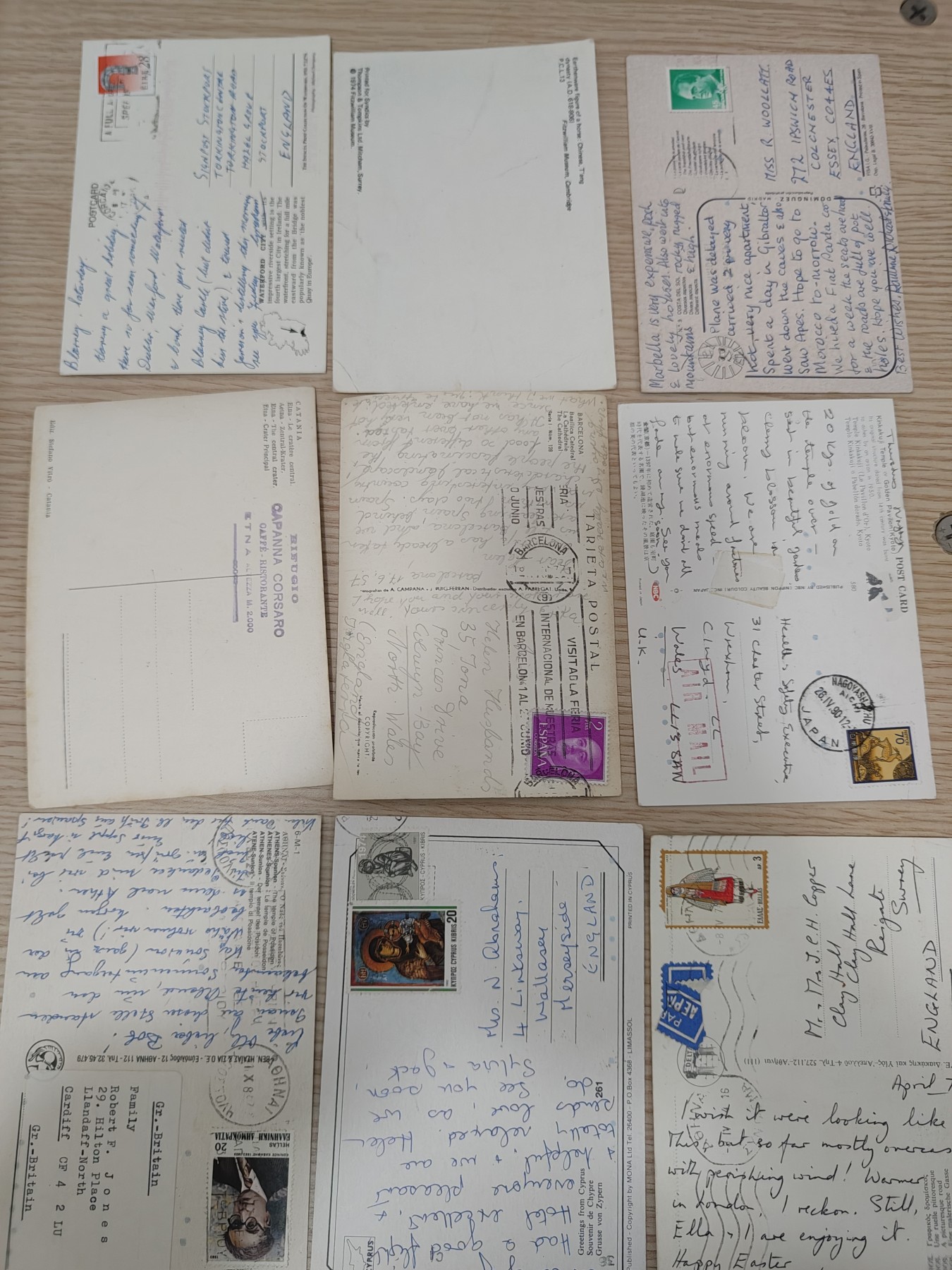 全场0元起拍 第128期 咸鱼国勋章拍卖专场 1月24日（周三）下午6：00开始 各国老明信片9张