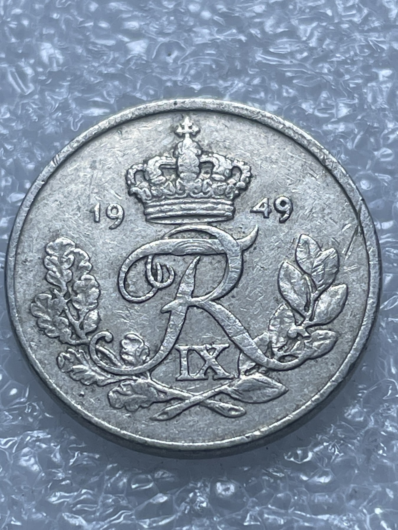 神仙姐姐散币好品专场第二十期（无佣金满邮自动发出 1949 年丹麦 10 欧尔