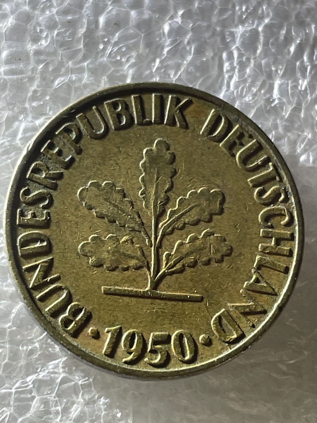 神仙姐姐散币好品专场第二十期（无佣金满邮自动发出 1950年德国 5 芬尼